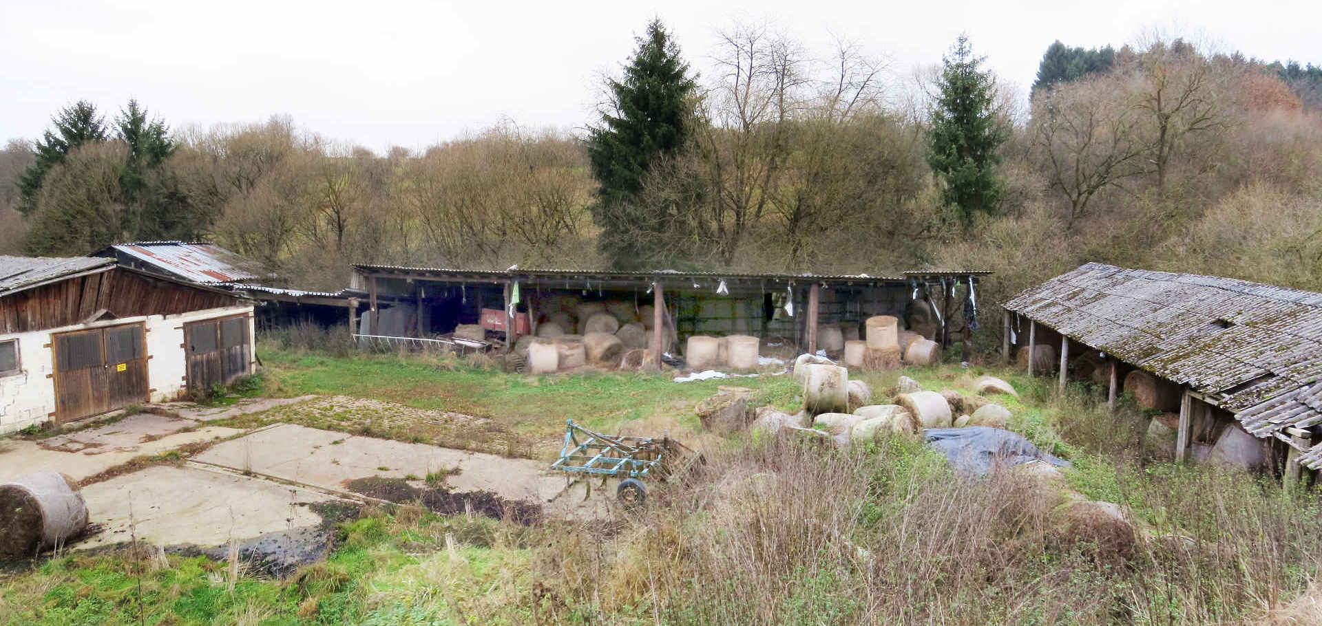 Abriss eines Aussiedlerhofes