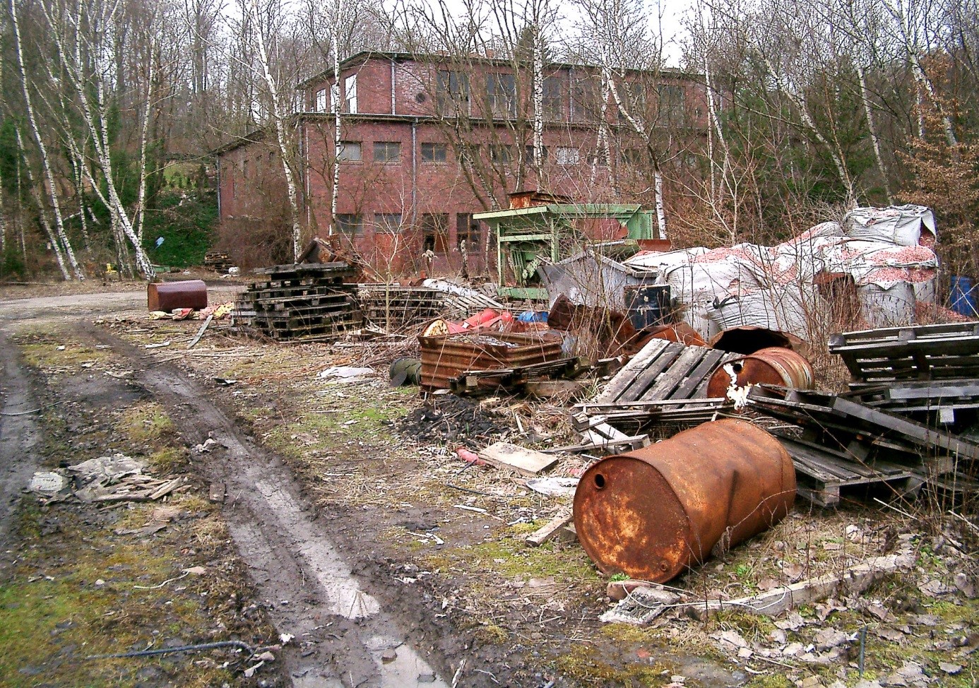 vor den Rückbaumaßnahmen